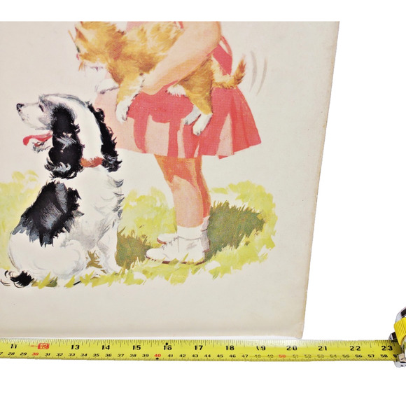 Vintage 2 Sided Over sized Dick Jane and Sally Teachers Big Book Poster Card 9 - Picture 4 of 9